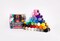 Super Saver Mega Yarn Craft Kit – 36 Medium 4 Worsted Acrylic Yarn Balls for Crochet, Knitting & Amigurumi, Multicolor Craft Set (1116 Yards Total)